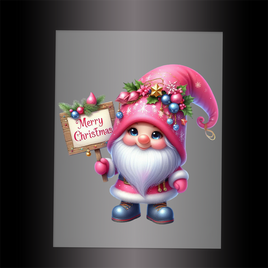 (DTF-XGM147) CHRISTMAS GNOME - Garment Transfer