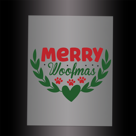 (DTF-XP043) MERRY WOOFMAS - Garment Transfer (Copy)