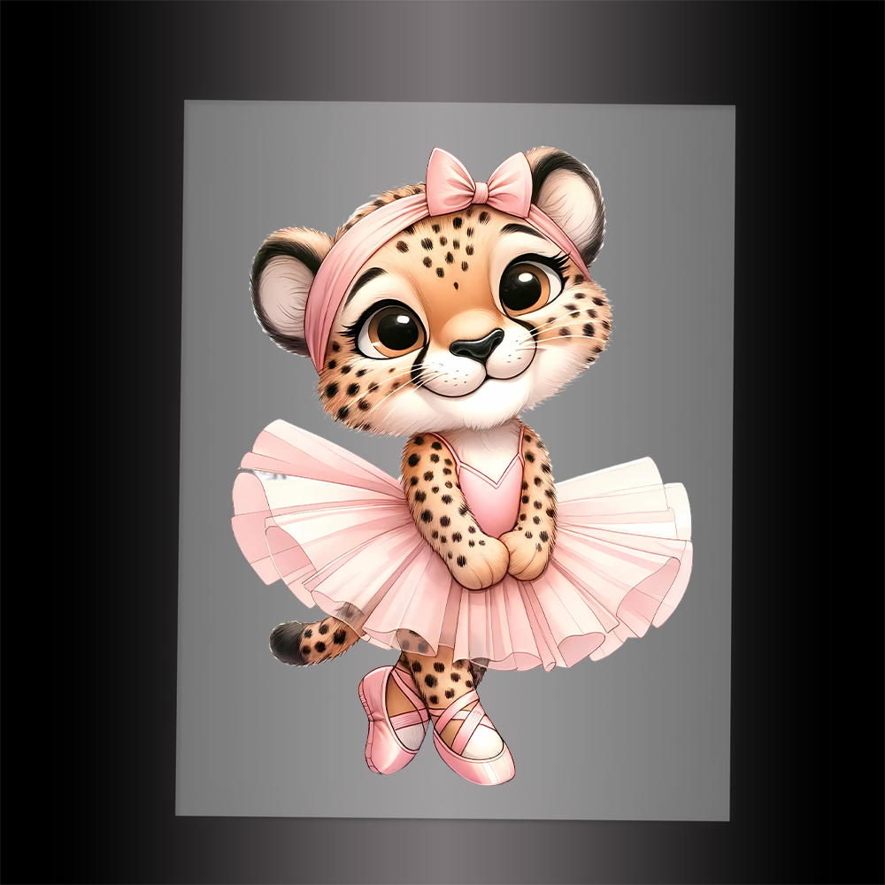 (DTF-10170) BALLERINA LEOPARD - Garment Transfer