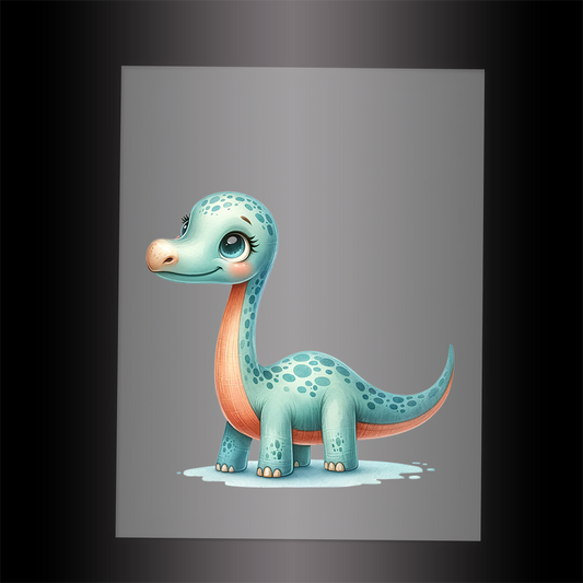 (DTF-1082) BABY DINOSAUR 12 - Garment Transfer