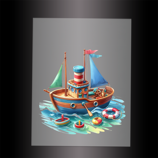 (DTF-1139) BABY - TOY BOAT