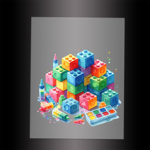 (DTF-1141)  BABY - TOY BLOCKS