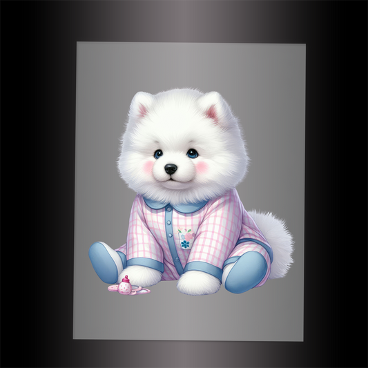 (DTF-1192) BABY SLEEPY DOGS 11 - Garment Transfer