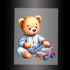 (DTF) BABY TEDDY BEAR 8 - Garment Transfer