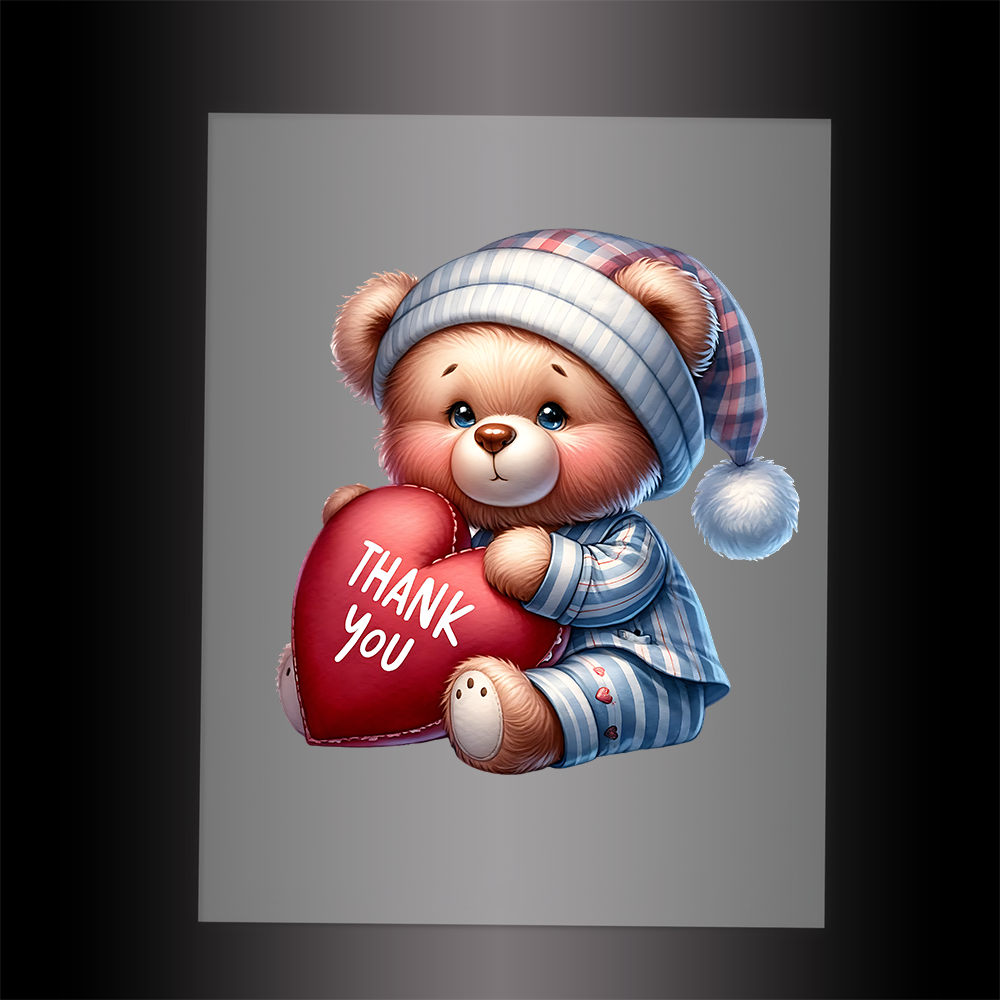 (DTF-1264) BABY TEDDY BEAR 12 - Garment Transfer