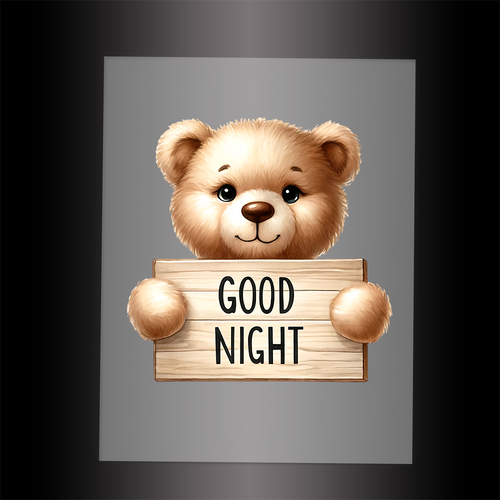 (DTF-1267) BABY TEDDY BEAR 15 - Garment Transfer