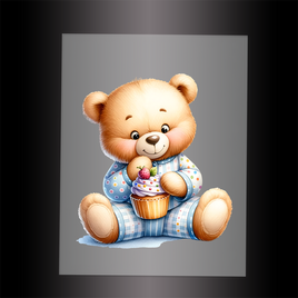 (DTF) BABY TEDDY BEAR 17 - Garment Transfer