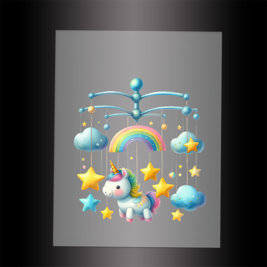 (DTF-1273) BABY HANGING MOBILE - Garment Transfer