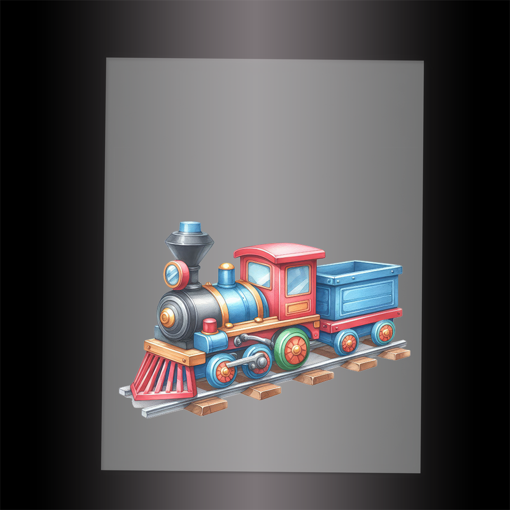(DTF-1321) TOY TRAIN - Garment Transfer