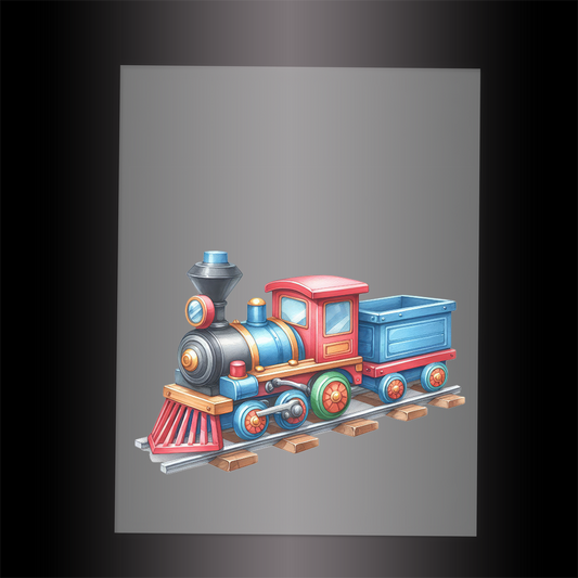 (DTF-1321) TOY TRAIN - Garment Transfer