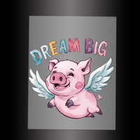 (DTF-253) DREAM BIG - Garment Transfer