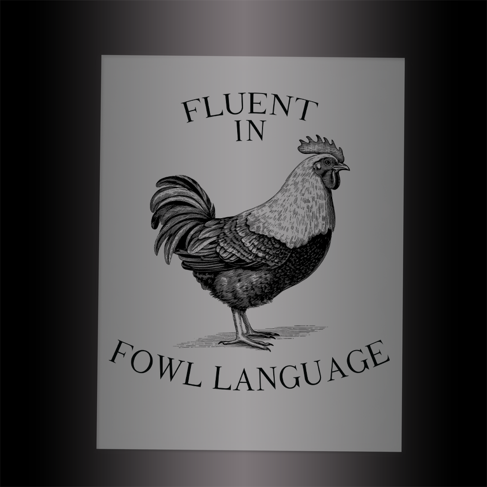 (DTF-713) FLUENT IN FLOW LANGUAGE - Garment Transfer