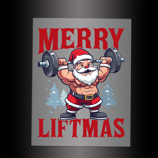 (DTF-748) MERRY LIFTMAS - Garment Transfer