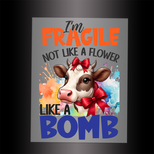 (DTF-764) I'M FRAGILE - Garment Transfer