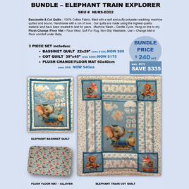 EXPLORER - ELEPHANT 3PCE BUNDLE