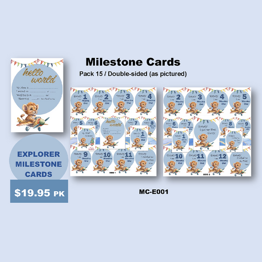 EXPLORER | LION MILESTONE CARD SET