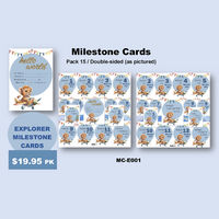 EXPLORER - LION MILESTONE CARD SET