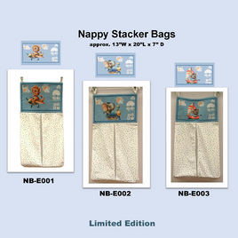 LIMITED EDITION - EXPLORER ANIMALS - Nappy Stacker Bag - 3 Designs