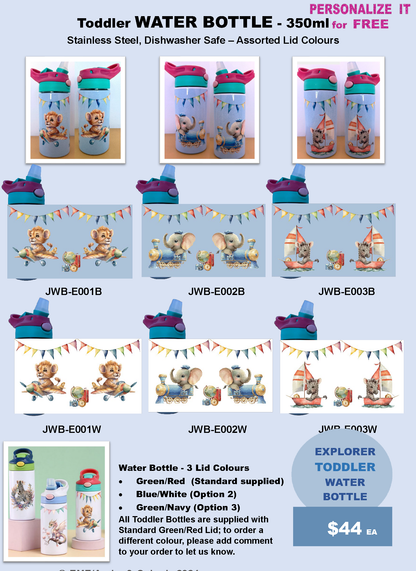 EXPLORER - TODDLER WATER BOTTLE 350ml