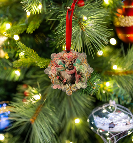 Hanging Ornament - Snowflake - Deer 1
