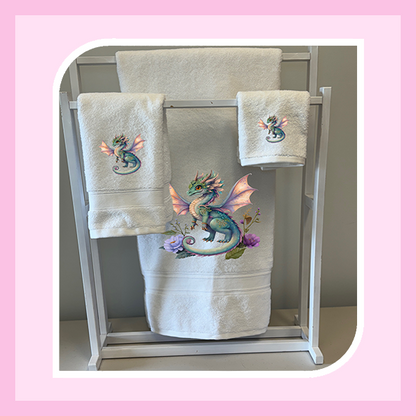 TOWEL SET (3 PIECE) - FAIRY DRAGON COLLECTION