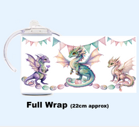 A&O+ - FAIRY DRAGONS - Sippy Cup - Straight Wall