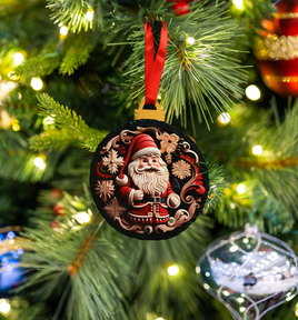 Hanging Ornament - Bauble - Santa