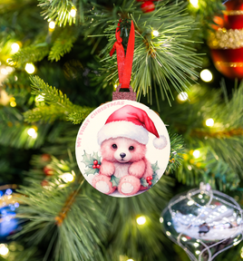 My First Christmas Ornament - Pink Bear