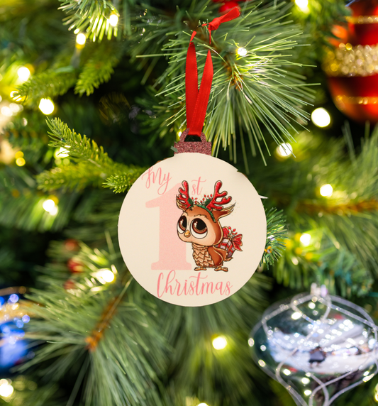 My First Christmas Ornament - Christmas Owl 3