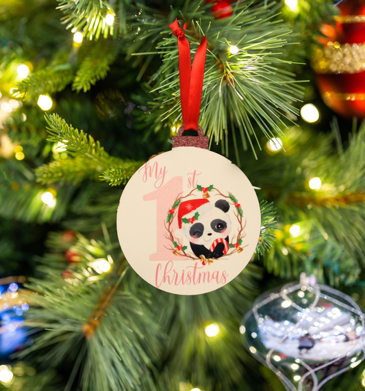 My First Christmas Ornament - Panda