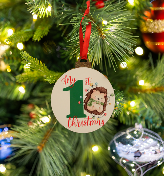My First Christmas Ornament - Baby Echidna