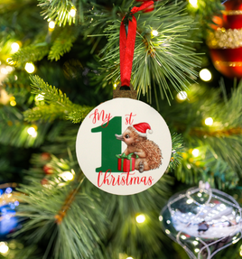 My First Christmas Ornament - Echidna
