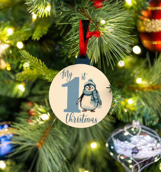 My First Christmas Ornament - Penguin