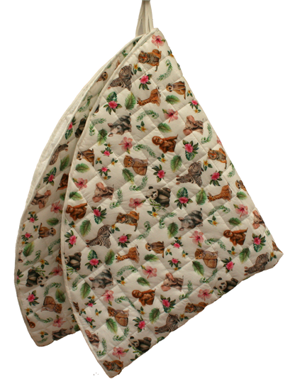 LIMITED EDITION - JUNGLE ANIMALS - Play Mat Round 140cm Diam