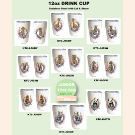 JUNGLE - 12oz Junior Drink Cup S/S