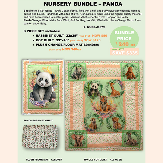 JUNGLE - 3PCE BUNDLE - PANDA