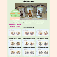 JUNGLE - Sippy Cup - Assorted Designs
