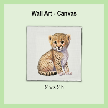 CANVAS Wall Art 6"X6" | JUNGLE COLLECTION