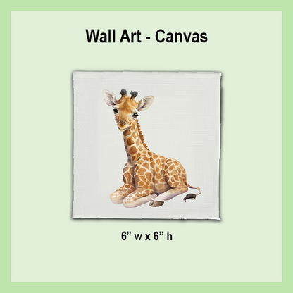 CANVAS Wall Art 6"X6" | JUNGLE COLLECTION