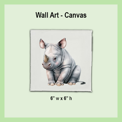 CANVAS Wall Art 6"X6" | JUNGLE COLLECTION