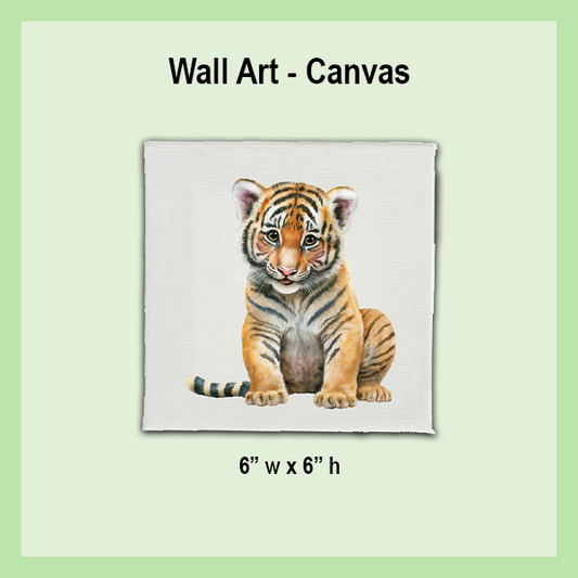 CANVAS Wall Art 6"X6" | JUNGLE COLLECTION