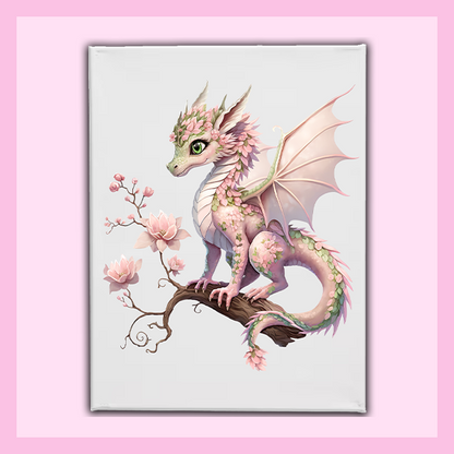 Wall Art Canvas 16"x12" - LARGE | FAIRY DRAGON COLLECTION