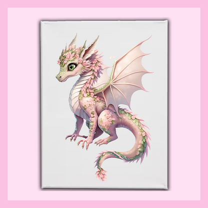 Wall Art Canvas 16"x12" - LARGE | FAIRY DRAGON COLLECTION