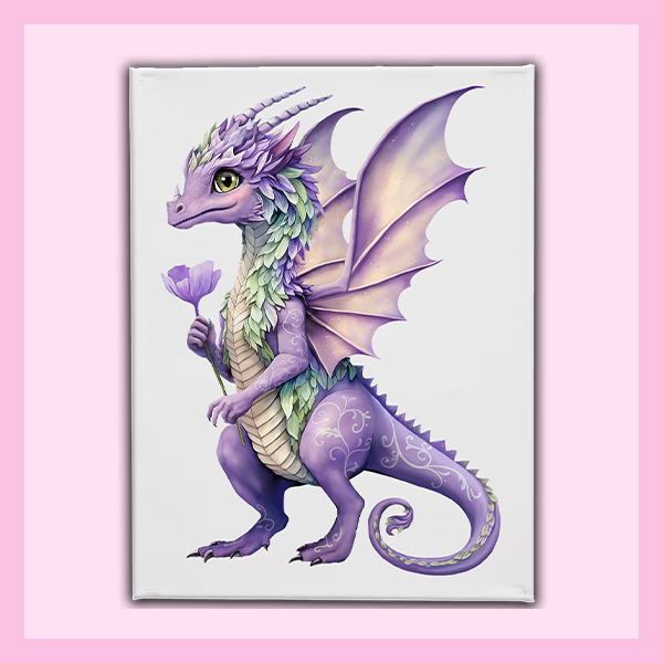 Wall Art Canvas 16"x12" - LARGE | FAIRY DRAGON COLLECTION