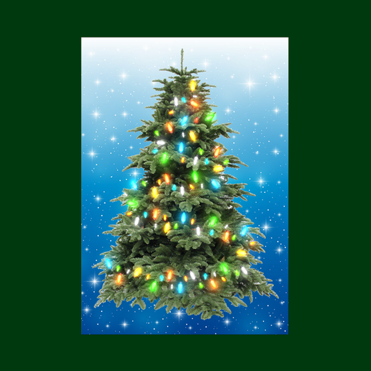 MEDIUM - BLUE (40cm x 60cm) - Lights 20 MULTI