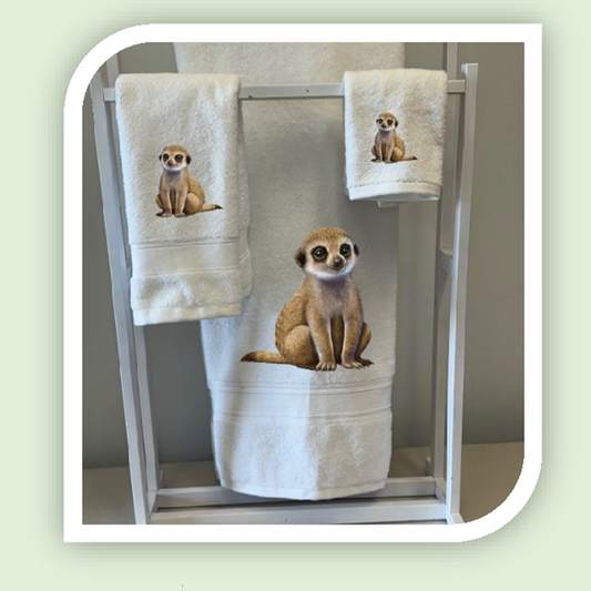 MEERKAT TOWEL SETS (3 PIECE)| JUNGLE