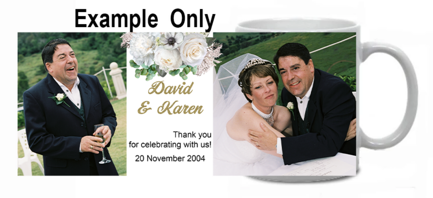 PHOTO MUG 11oz - WEDDING THANK YOU | EASIFY