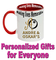 ANDRE &amp; OSKARS - GIFT SHOP  - &quot;PERSONALIZE IT&quot;