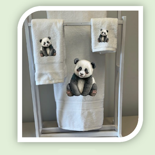 PANDA TOWEL SETS (3 PIECE)| JUNGLE