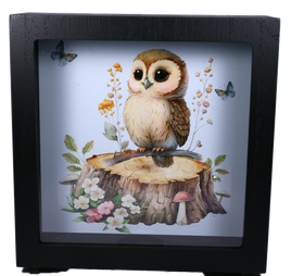 Money Box - Forest Friends OWL (Printed Finished)